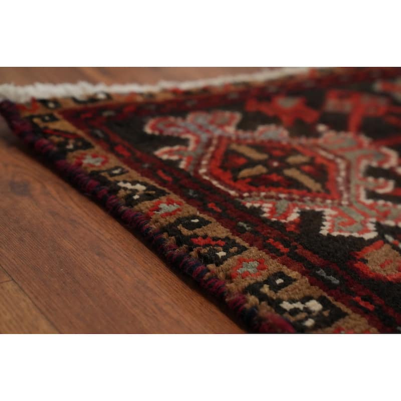 Hand Knotted Oriental 100% Wool Carpet Traditional Medallion Red Heriz Area Rug - 13' 1'' X 9' 6''