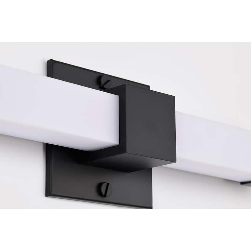 Brightwyn 16 Inch LED Vanity Matte Black Finish - Matte Black