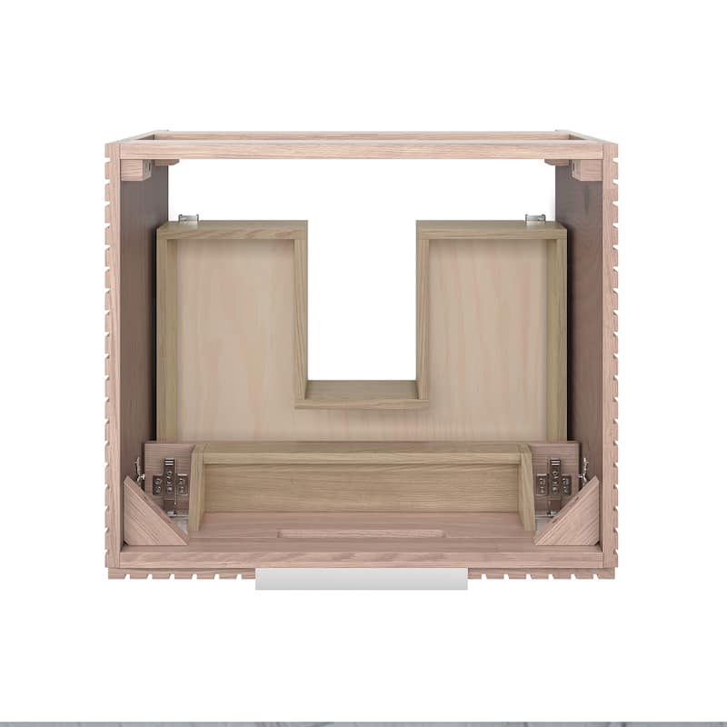 Fresca FCB4124-CWH-U Elliot 24" Wall Mounted Single Basin Vanity Set