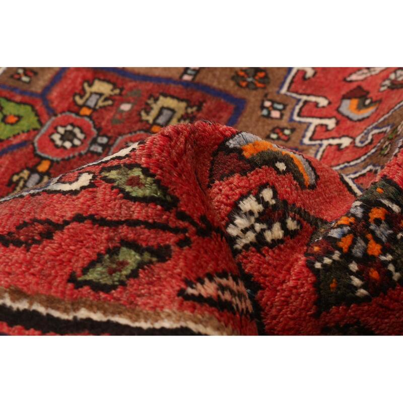 ECARPETGALLERY Hand-knotted Andelz Red Wool Rug - 3'3 x 4'10