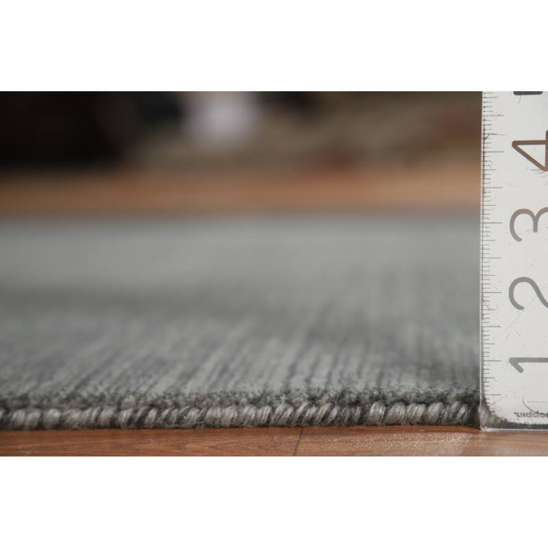 Hand Knotted Oriental 100% Wool Carpet Tribal Animal Pictorial Greys & Charcoal Gabbeh Area Rug - 7' 6'' X 5' 2''