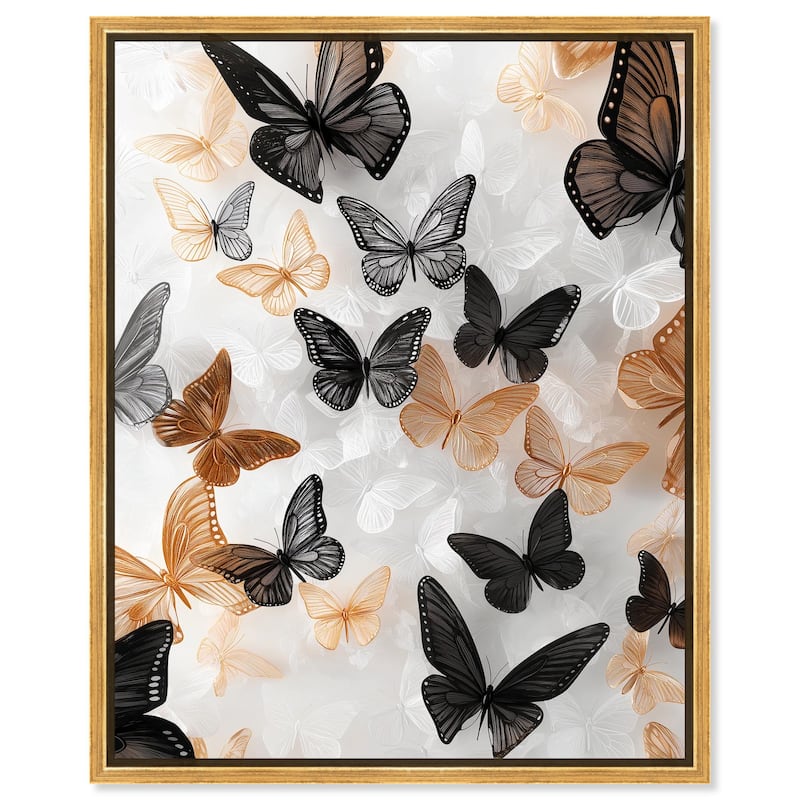 Cinderflight II Canvas by Art Remedy - 24" x 30" - Gold