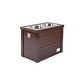 preview thumbnail 21 of 32, New Age Pet® ECOFLEX® Composite Piedmont 2-Bowl Diner with Sliding Lid Storage Bin - Extra Large