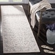 preview thumbnail 3 of 12, SAFAVIEH Handmade Glamour Rebeca Modern Viscose Rug 2'3" x 8' Runner - Silver/Ivory - Runner