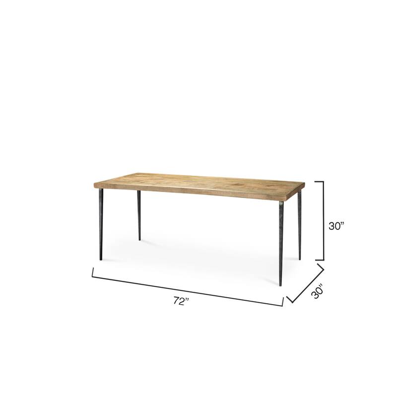 Jamie Young Farmhouse Wood Dining Table