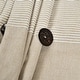 preview thumbnail 16 of 16, Lush Decor Farmhouse Button Stripe Yarn Dyed Woven Cotton Shower Curtain