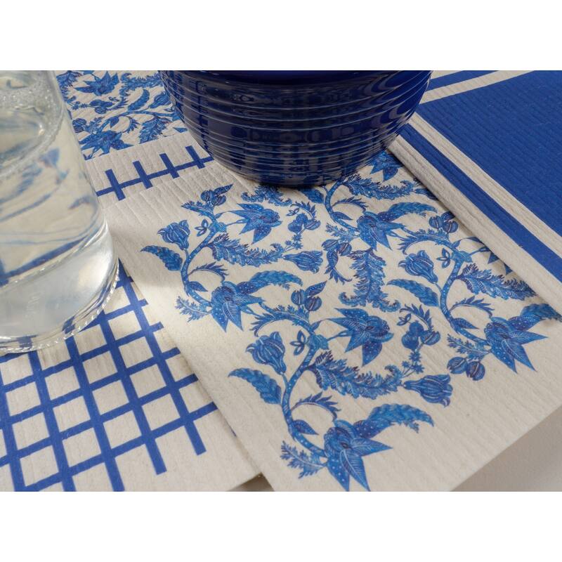 KAF Home Clean It Mixed Swedish 4-Piece Dish Cloths