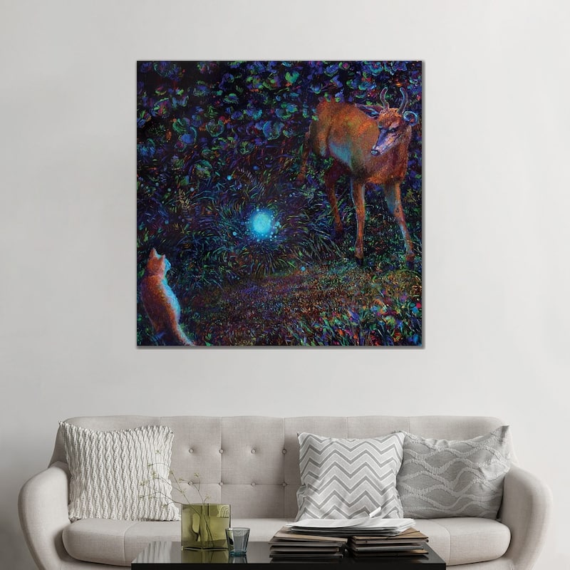 iCanvas "The Visitor" by Iris Scott Canvas Print