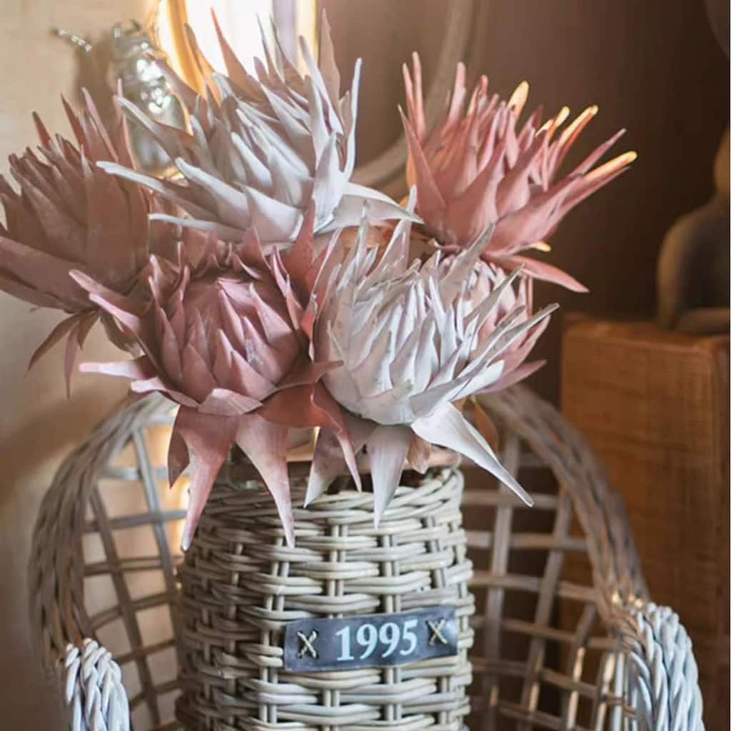 RusticReach Artificial Artichoke Stem in Various Colors 37" Tall