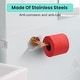 preview thumbnail 4 of 4, WOWOW Wall Mount Stainless Steel Single Arm Toilet Paper Holder