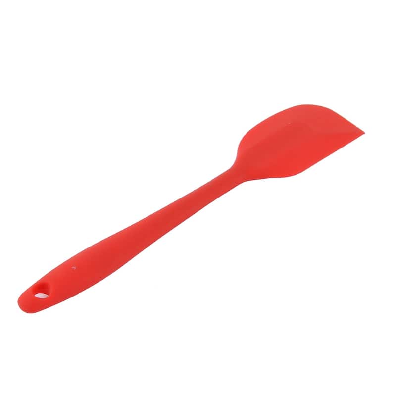 Kitchen Decorating Mixing Stir Cake Cream Rubber Spatula Scraper Red - 20.7 x 4.2 x 1cm - Red - 20.7 x 4.2 x 1cm