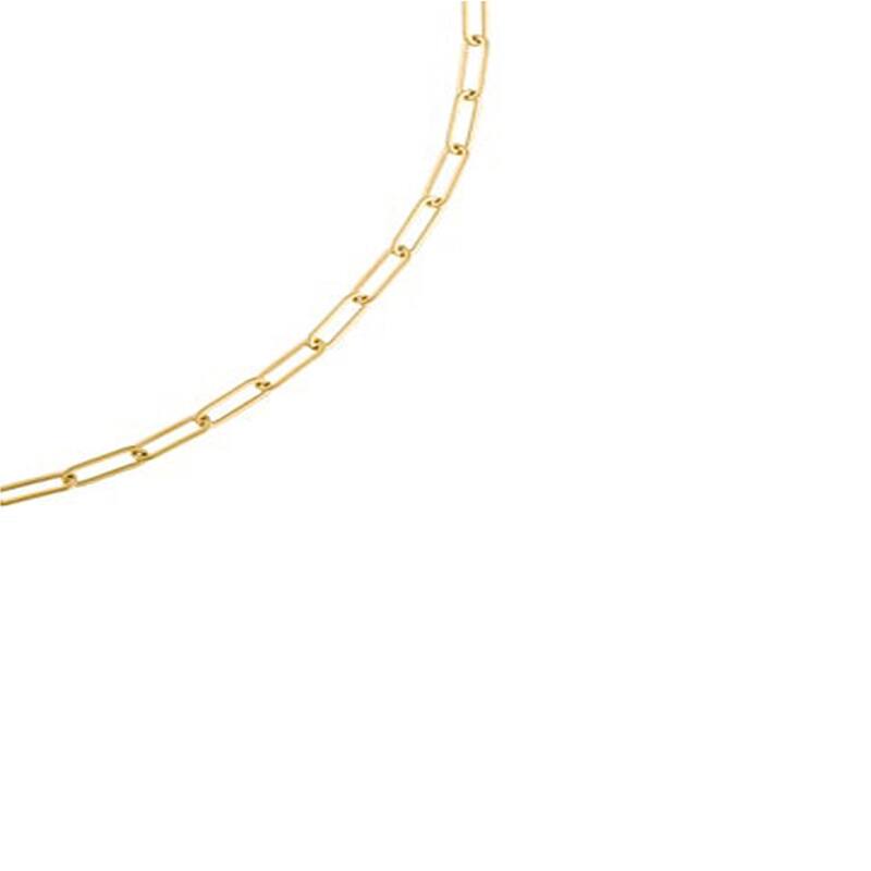 Joelle Collection Gold Link Chain Women's Necklace - 14K Paperclip Link Chain For Her