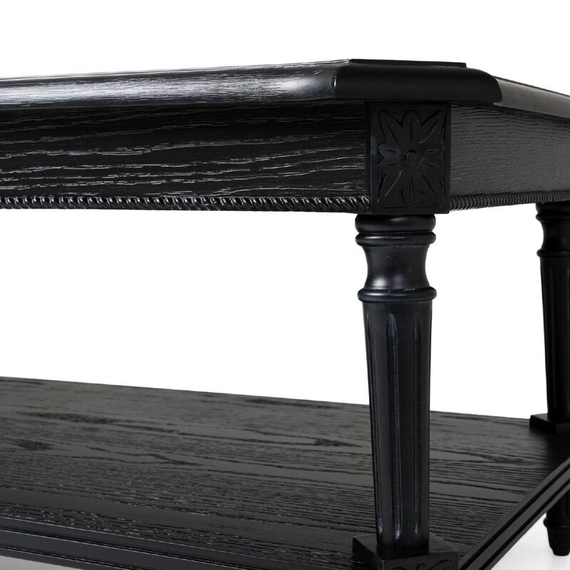 Maven Lane Pullman Traditional Rectangular Wooden Coffee Table