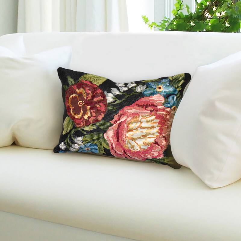Liora Manne Marina Secret Garden Indoor/Outdoor Pillow