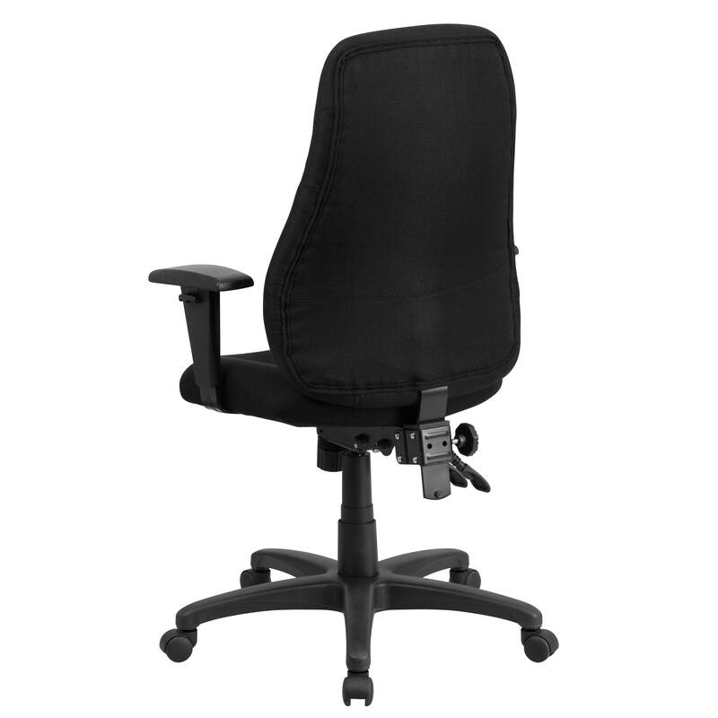 High Back Fabric Multifunction Ergonomic Task Chair with Adjustable Arms