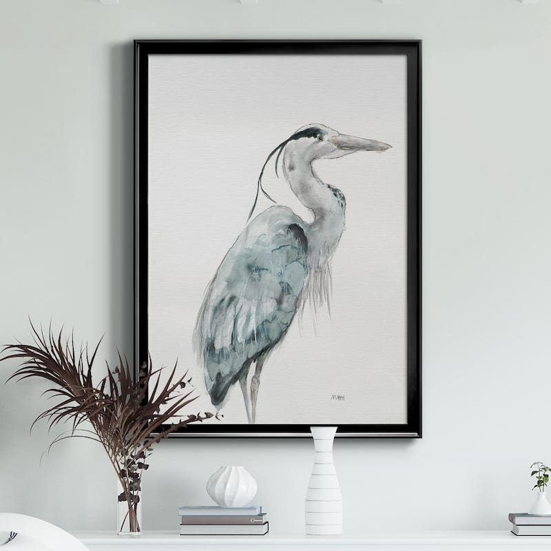BLUE HERON I Premium Framed Canvas - Ready to Hang