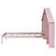 preview thumbnail 14 of 40, Wooden platform bed in house shape