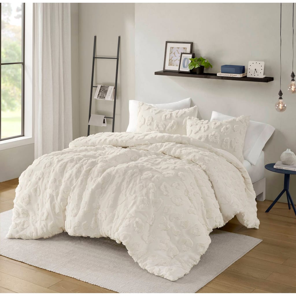Intelligent Design Larissa Animal Chenille Duvet Cover Set