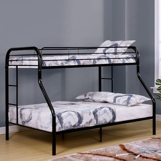 Furniture of America Hind Modern Metal Twin over Full Bunk Bed