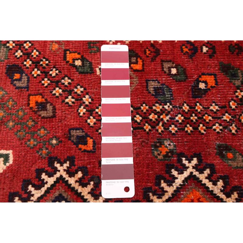 ECARPETGALLERY Hand-knotted Konya Anatolian Red Wool Rug - 6'8 x 9'10