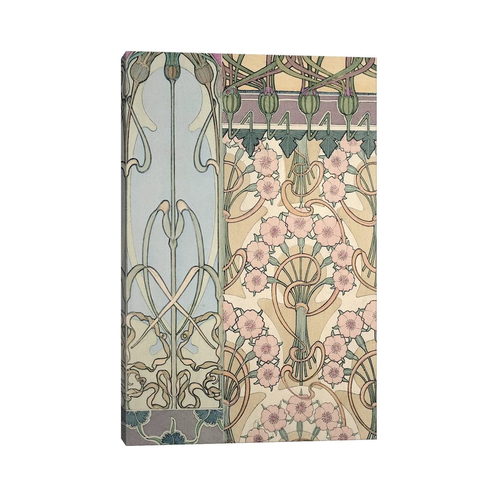 iCanvas "Plate 30 from 'Documents Decoratifs', 1902 " by Alphonse Mucha Canvas Print
