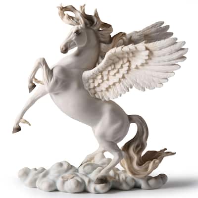 Veronese Design 11.0 H Rearing Pegasus Resin Multicolor