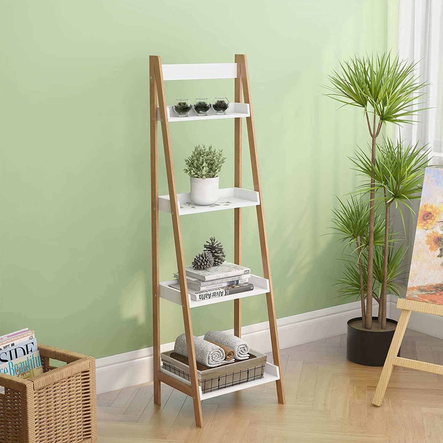 Ladder white bookshelf new arrivals