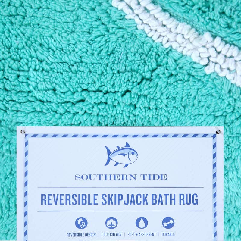 Southern Tide Skipjack Reversible Cotton Bath Rug