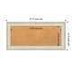 preview thumbnail 20 of 24, Regal Birch Cream Framed Cork Bulletin Memo Board