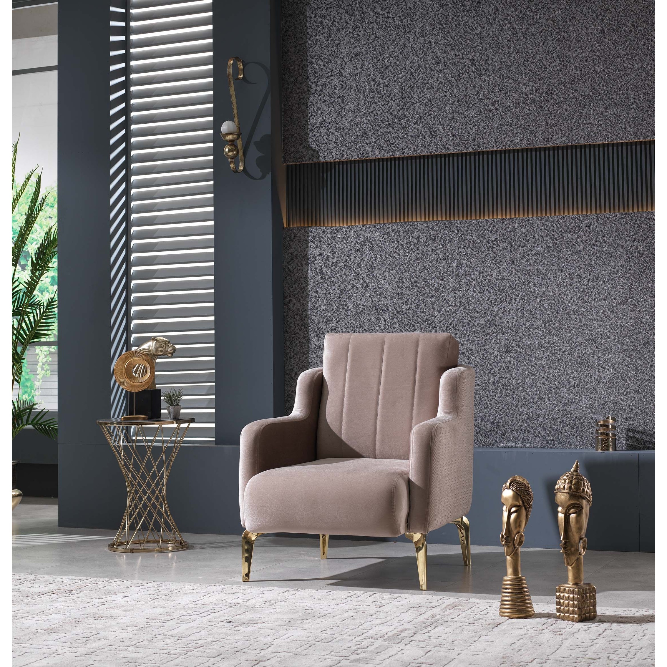Vunto Modern Sofa And Two Chairs Living Room Set Bed Bath