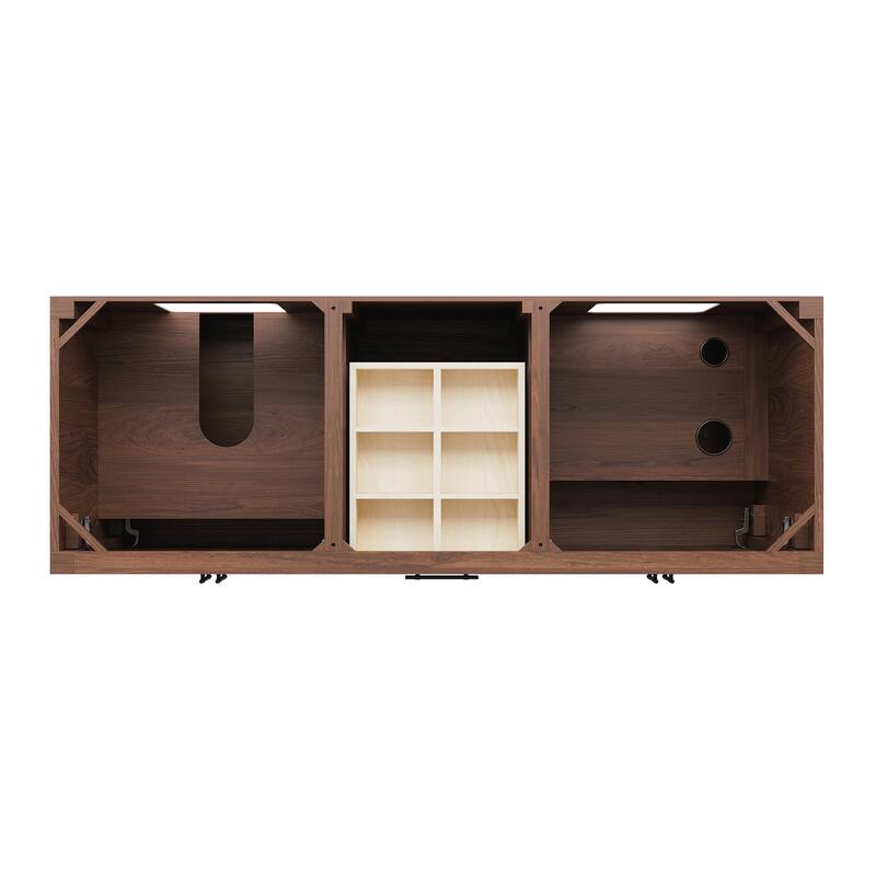 Fresca FCB4260-U Silas 60" Free Standing Double Basin Vanity Set with