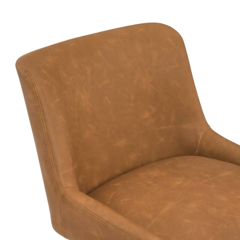 Counter Height Bar Stools with Metal Frame Upholstered Kitchen Island Stool in Faux Leather or Fabric