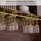 preview thumbnail 13 of 19, 72" Wine Bar Cabinet, Modern Wood Coffee Bar Cabinet with LED Lights - N/A