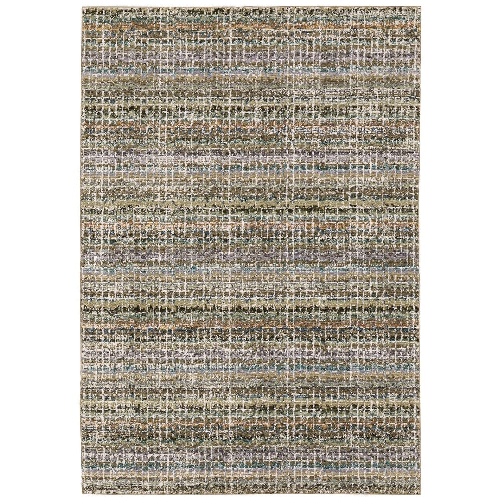 Style Haven Athena Gridwork Plaid Area Rug