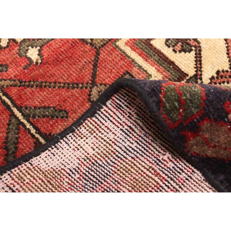 ECARPETGALLERY Hand-knotted Konya Anatolian Dark Red Wool Rug - 4'11 x 6'8