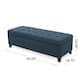 Mission Tufted Fabric Storage Ottoman Bench by Christopher Knight Home - 50.50"L x 18.75"W x 16.00"H