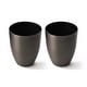 preview thumbnail 36 of 35, Glitzhome 16.75"H Set of 2 Oversized Eco-Friendly PE/Resin Faux Ceramic Tall Plastic Planter Porch Pot