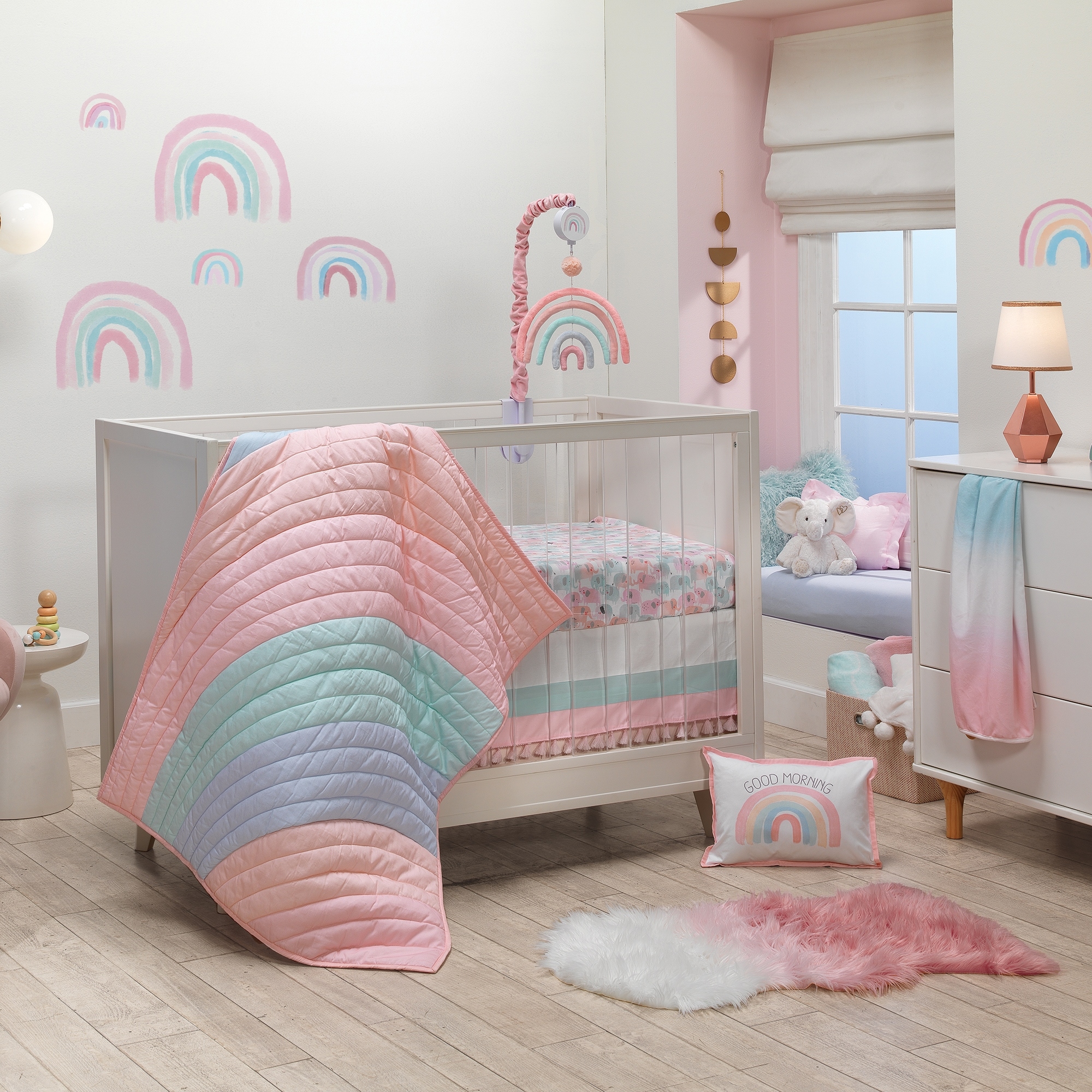 rainbow childrens bedding