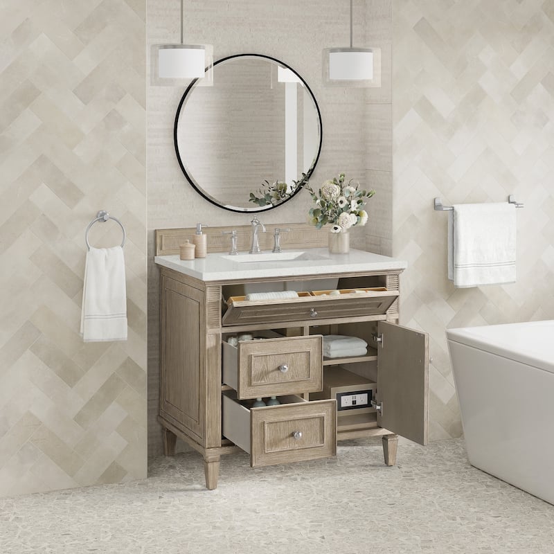 James Martin Vanities 424-V36-3LDL Lorelai 36" Single Basin Wood