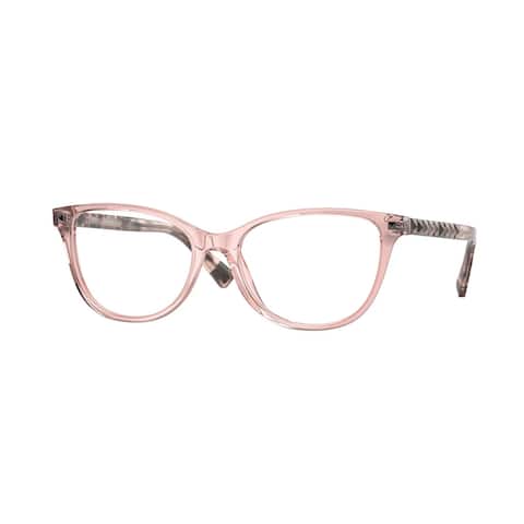 Valentino Transparent Pink Woman Cat Eye Eyeglasses