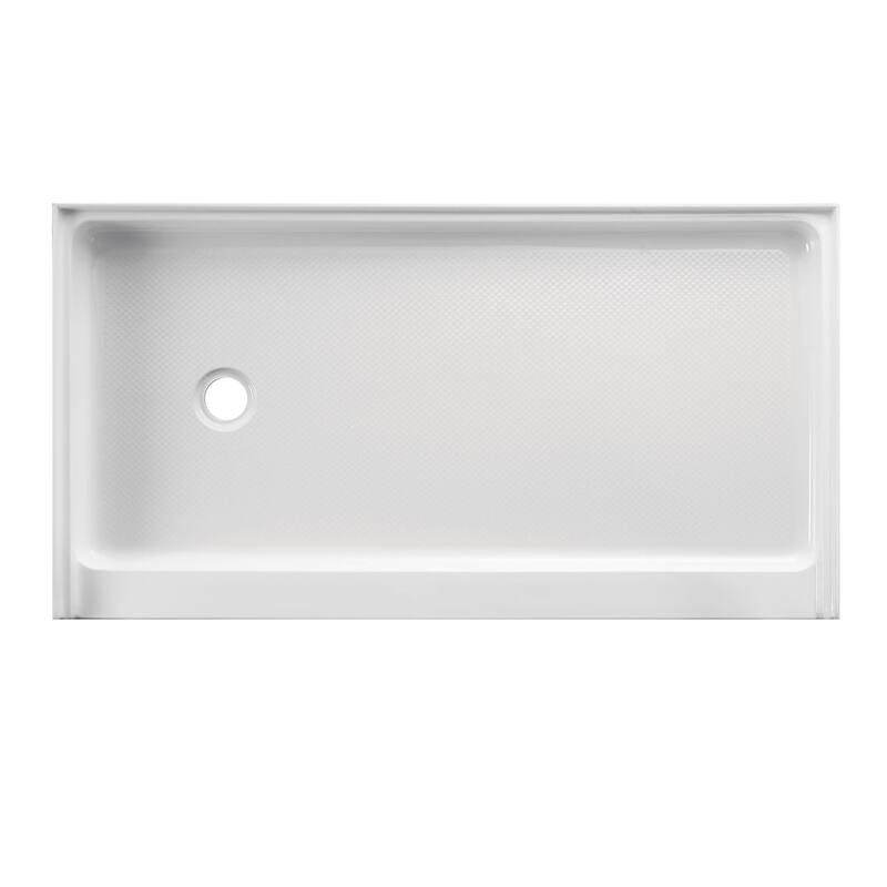 Kingston Brass Bonaire 60" x 32" Rectangular Shower Base with Single