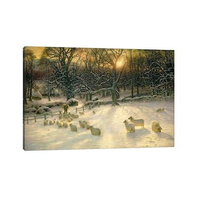 iCanvas "The Shortening Winter's Day is Near a Close " by Joseph Farquharson Canvas Print