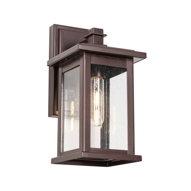 Brown Outdoor Oil Rubbed Bronze Wall Lamp Without Bulb