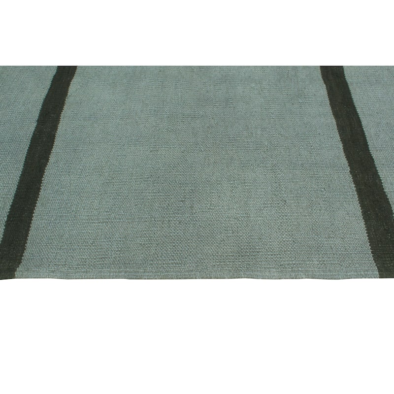 Winchester Flatweave Briggere Grey/Charcoal Rug - 6'4" x 9'6"