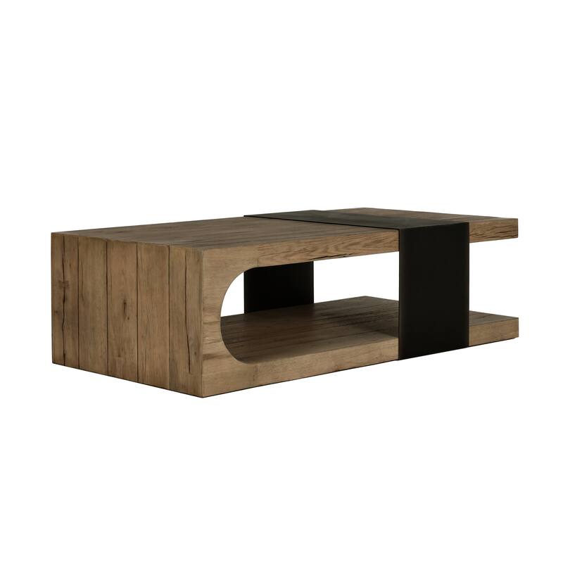 Classic Home Danica Coffee Table in Natural Oak