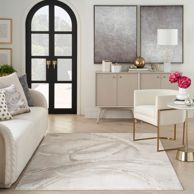 Nourison Brushstrokes Indoor only Abstract Area Rug