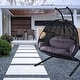 Double Swing Egg Chair With Stand Indoor Outdoor - Bed Bath & Beyond 