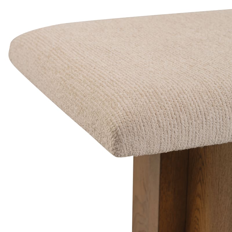 Magnussen Home Marcel Harvest Brown Bench - 68''W x 18''D x 19.88''H