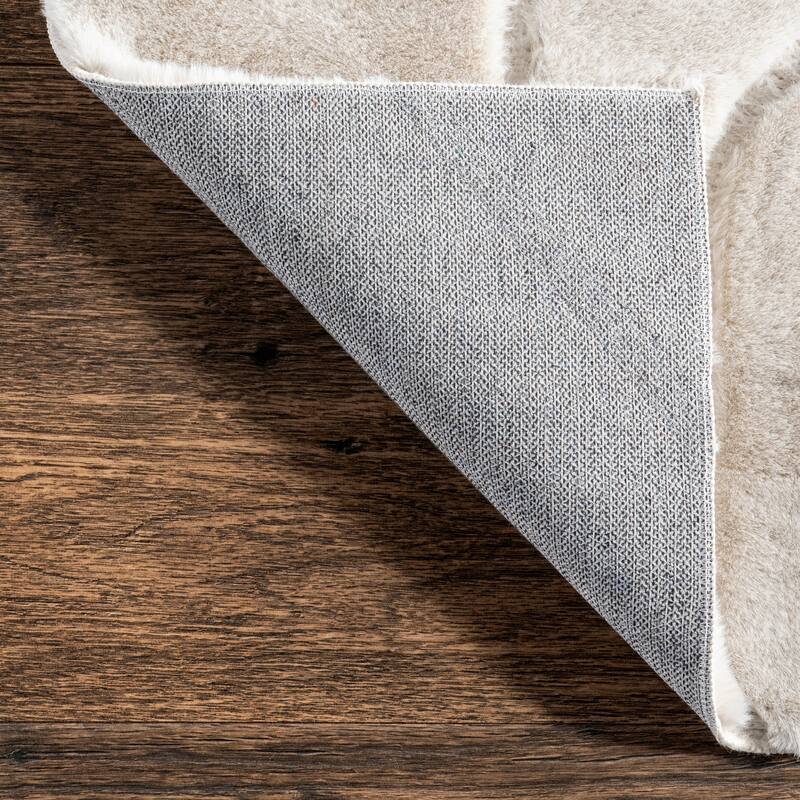 Nuloom Indie SuperiorWash Modern Maze Faux Rabbit Machine Washable Area Rug
