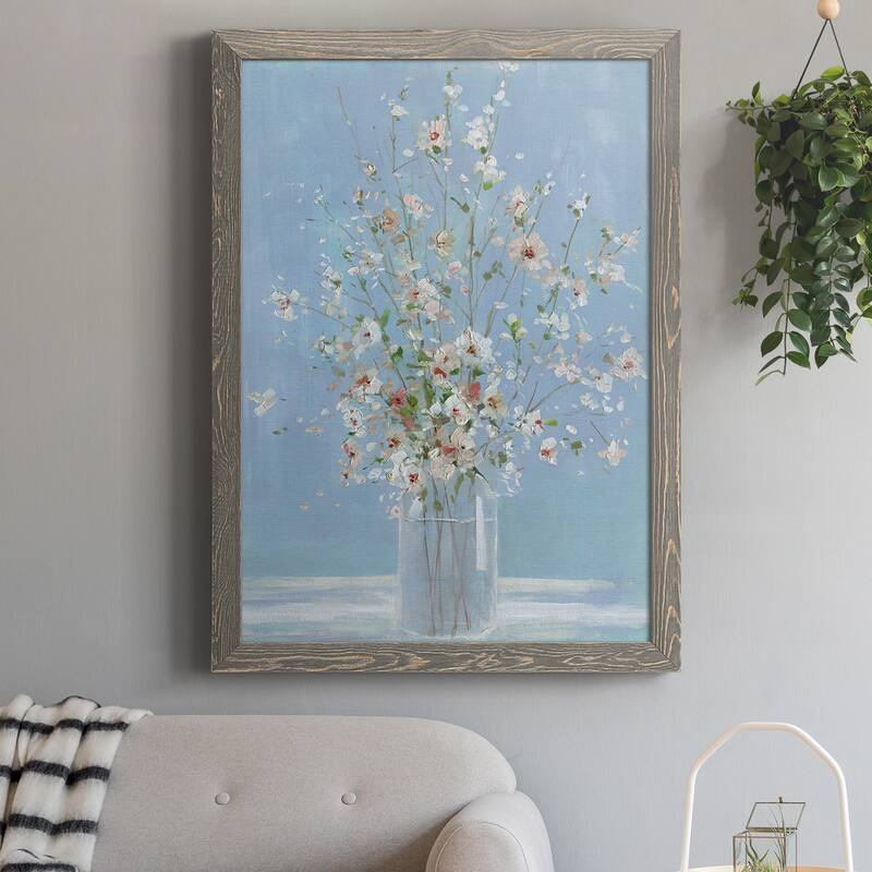 Cherry Blossom Arrangement-Premium Framed Canvas - Ready to Hang